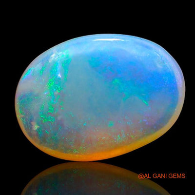 2.45 Cts Natural Australian Fire Opal Loose Gemstone Oval Cabochon 12x8x4 mm A-893