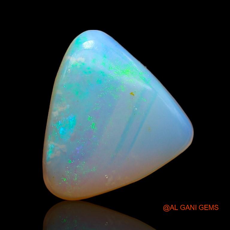2.10 Cts Natural Australian Fire Opal Loose Gemstone Trillion Cabochon 11x10x3 mm A-894