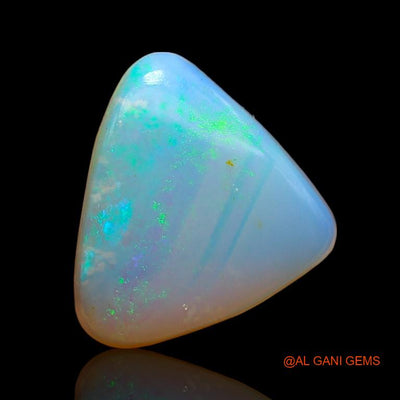 2.10 Cts Natural Australian Fire Opal Loose Gemstone Trillion Cabochon 11x10x3 mm A-894