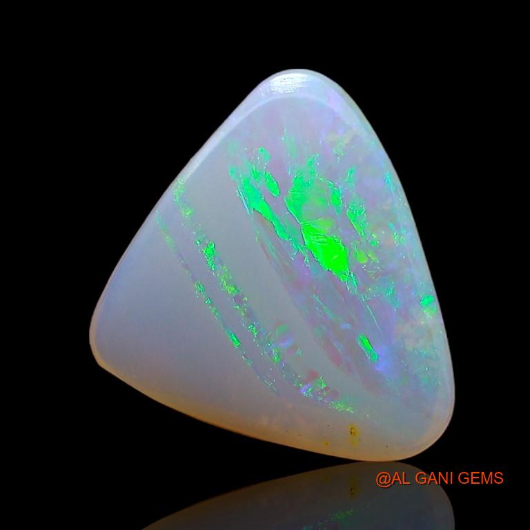 2.10 Cts Natural Australian Fire Opal Loose Gemstone Trillion Cabochon 11x10x3 mm A-894