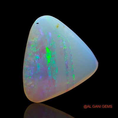 2.10 Cts Natural Australian Fire Opal Loose Gemstone Trillion Cabochon 11x10x3 mm A-894