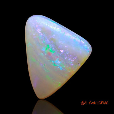 2.10 Cts Natural Australian Fire Opal Loose Gemstone Trillion Cabochon 11x8x3 mm A-895