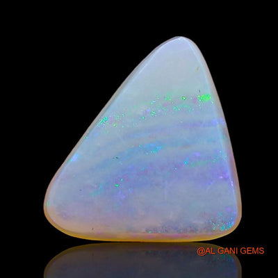 2.10 Cts Natural Australian Fire Opal Loose Gemstone Trillion Cabochon 11x8x3 mm A-895