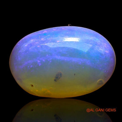 Natural Untreated Fire Opal Loose Gemstone Oval Cabochon From Australia 3.35 Cts 13x9x4 mm A-896