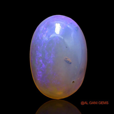 Natural Untreated Fire Opal Loose Gemstone Oval Cabochon From Australia 3.35 Cts 13x9x4 mm A-896