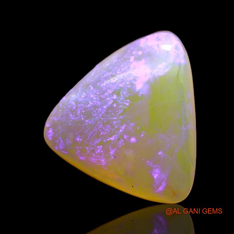 2.70 Cts Natural Australian Fire Opal Loose Gemstone Trillion Cabochon 11x11x3 mm A-897