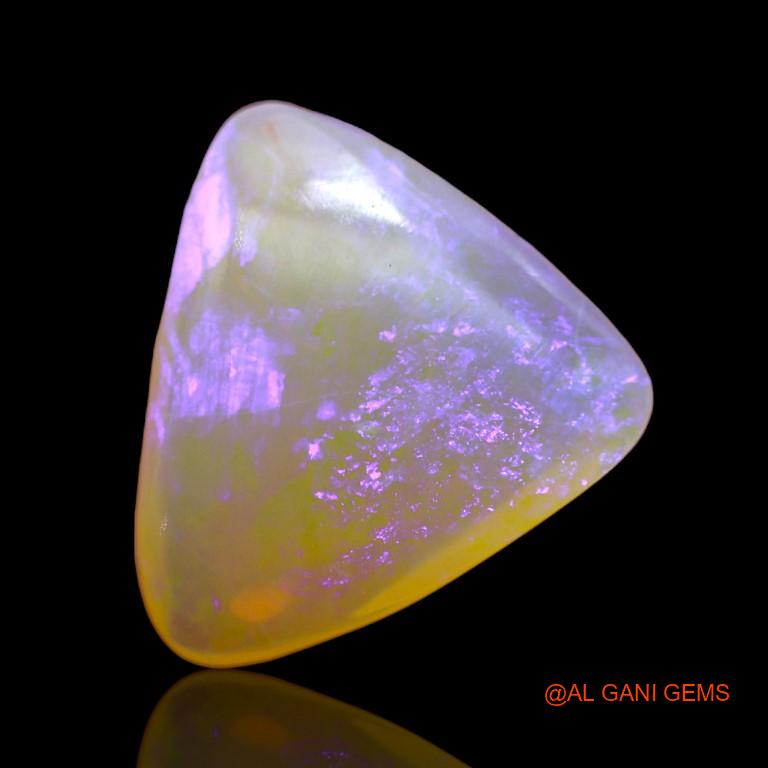 2.70 Cts Natural Australian Fire Opal Loose Gemstone Trillion Cabochon 11x11x3 mm A-897