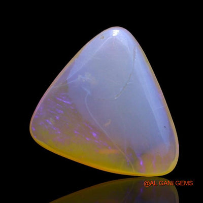 2.70 Cts Natural Australian Fire Opal Loose Gemstone Trillion Cabochon 11x11x3 mm A-897