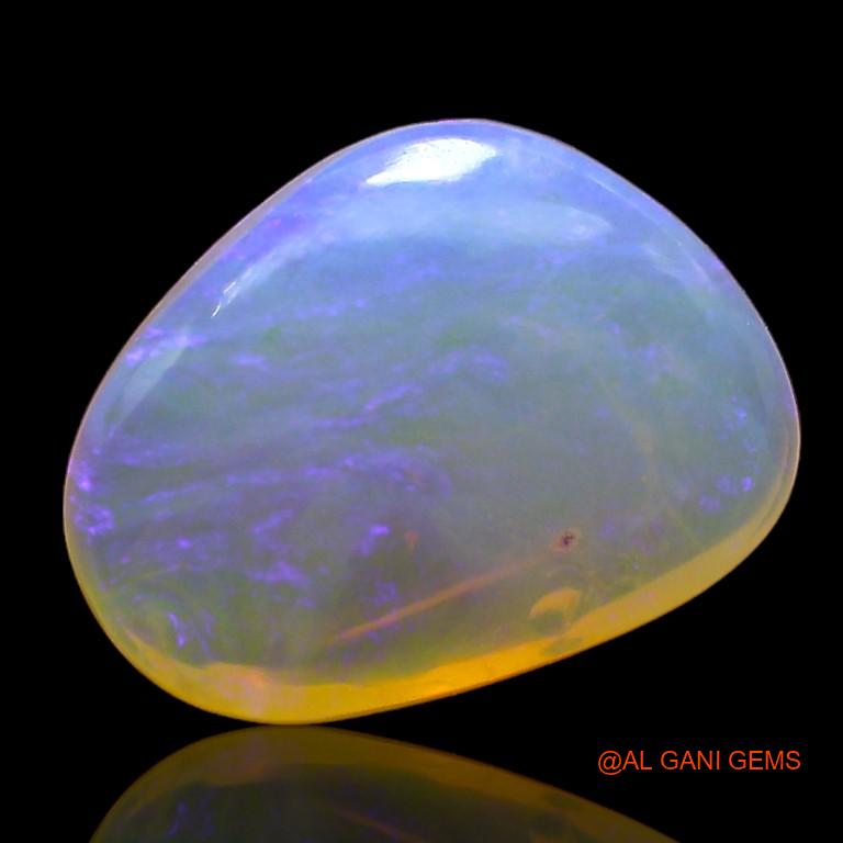 2.60 Cts Natural Australian Fire Opal Loose Gemstone Fancy Cabochon 11x8x4 mm A-900