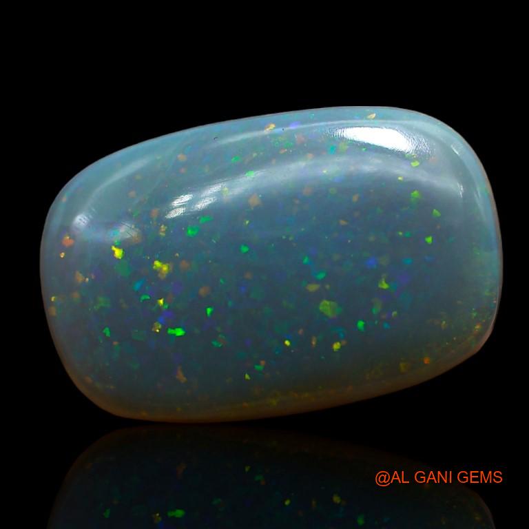 17.35 Cts Natural Australian Fire Opal Loose Gemstone Oval Cabochon 20x13x7 mm A-901