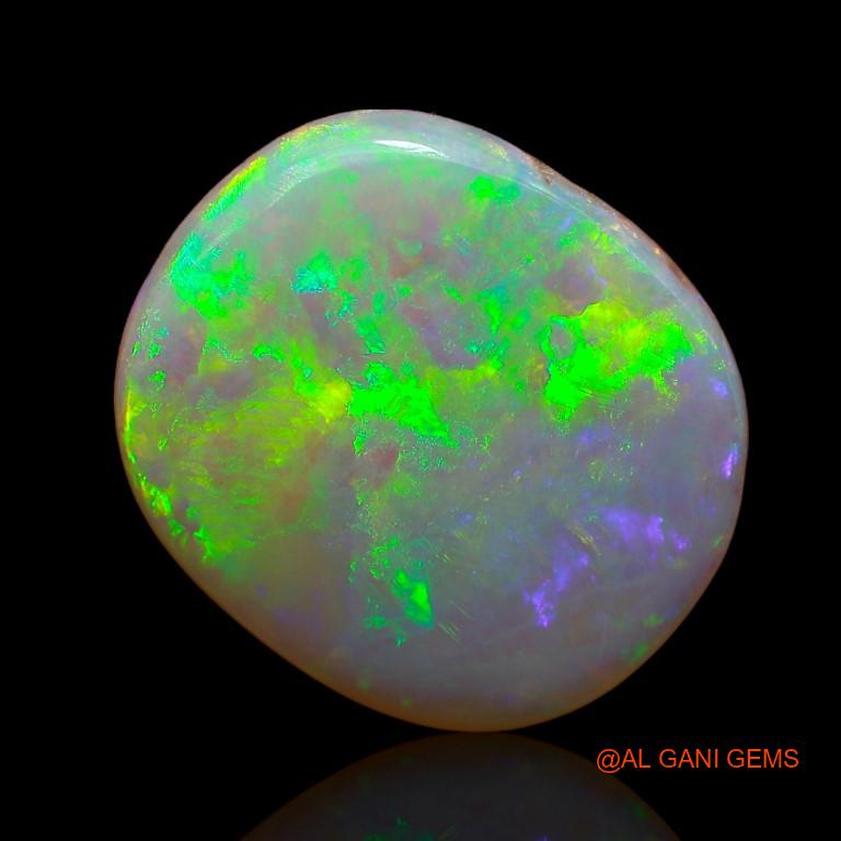Natural Untreated Fire Opal Loose Gemstone Oval Cabochon From Australia 7.40 Cts 18x16x3 mm A-906