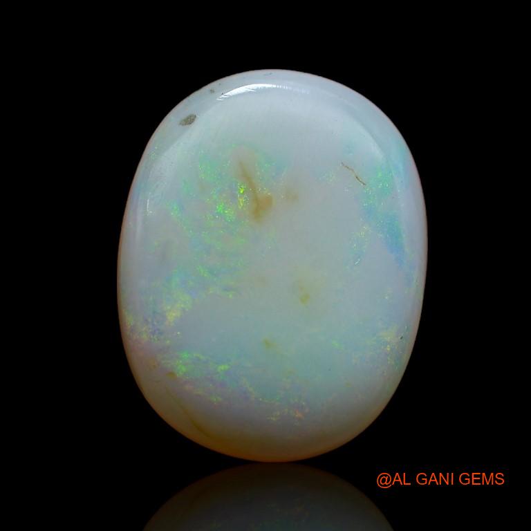 Natural Untreated Fire Opal Loose Gemstone Oval Cabochon From Australia 10.00 Cts 19x15x5 mm A-909