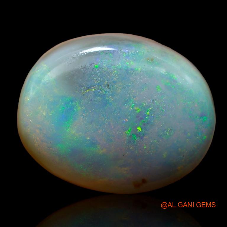 Natural Untreated Fire Opal Loose Gemstone Oval Cabochon From Australia 15.00 Cts 18x15x7 mm A-916