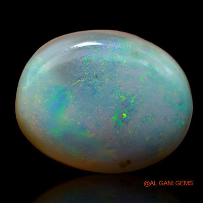Natural Untreated Fire Opal Loose Gemstone Oval Cabochon From Australia 15.00 Cts 18x15x7 mm A-916