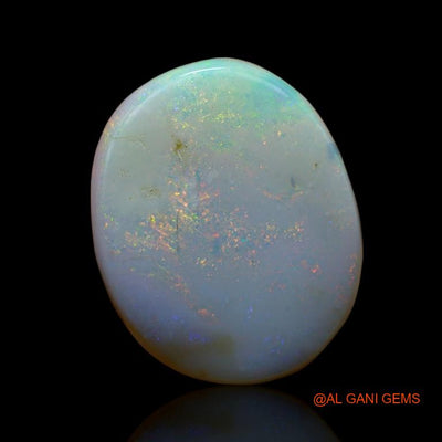 Natural Untreated Fire Opal Loose Gemstone Oval Cabochon From Australia 15.00 Cts 18x15x7 mm A-916