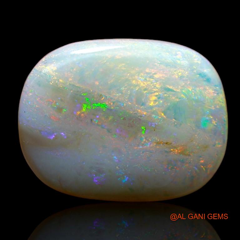 Natural Fire Opal Gemstone 9.40 Cts Loose Oval Cabochon From Australia 17x13x6 mm A-917