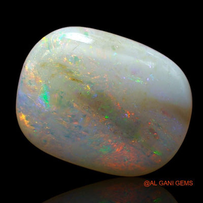 Natural Fire Opal Gemstone 9.40 Cts Loose Oval Cabochon From Australia 17x13x6 mm A-917