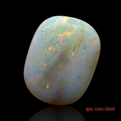 Natural Fire Opal Gemstone 9.40 Cts Loose Oval Cabochon From Australia 17x13x6 mm A-917