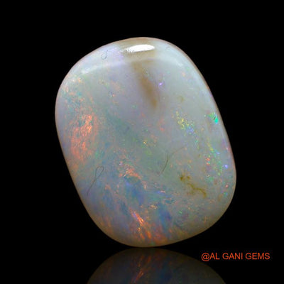 Natural Fire Opal Gemstone 9.40 Cts Loose Oval Cabochon From Australia 17x13x6 mm A-917