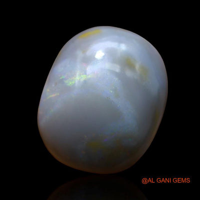 Natural Fire Opal Gemstone 18.60 Cts Loose Oval Cabochon From Australia 21x17x8 mm A-918
