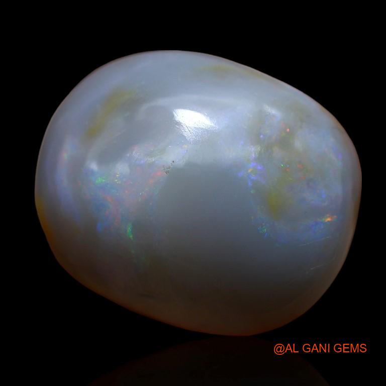 Natural Fire Opal Gemstone 18.60 Cts Loose Oval Cabochon From Australia 21x17x8 mm A-918