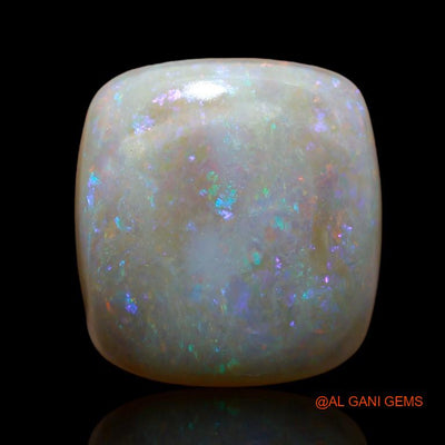Natural Fire Opal Gemstone 13.80 Cts Loose Square Cabochon From Australia 17x15x6 mm A-919