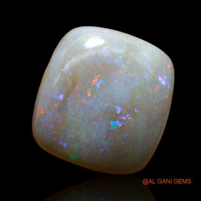 Natural Fire Opal Gemstone 13.80 Cts Loose Square Cabochon From Australia 17x15x6 mm A-919