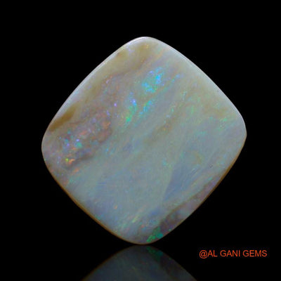 Natural Fire Opal Gemstone 13.80 Cts Loose Square Cabochon From Australia 17x15x6 mm A-919