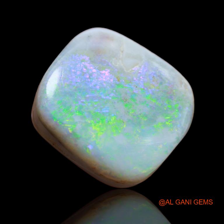 16.30 Cts Natural Australian Fire Opal Fancy Cabochon Loose Gemstone For Jewelry 17x15x7 mm A-91