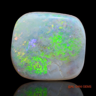 16.30 Cts Natural Australian Fire Opal Fancy Cabochon Loose Gemstone For Jewelry 17x15x7 mm A-91