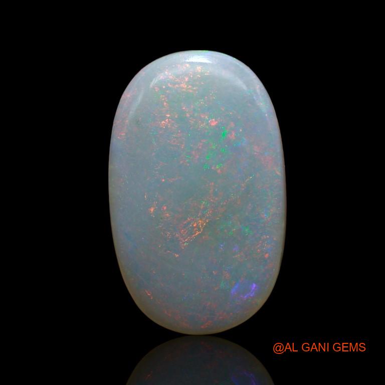 Natural Fire Opal Gemstone 14.20 Cts Loose Oval Cabochon From Australia 23x14x5 mm A-920