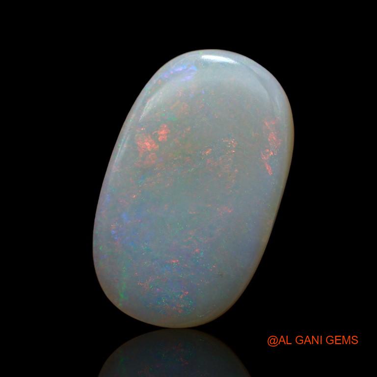 Natural Fire Opal Gemstone 14.20 Cts Loose Oval Cabochon From Australia 23x14x5 mm A-920