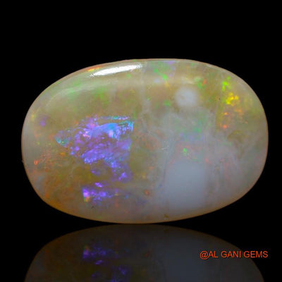 9.15 Cts Natural Australian Fire Opal Loose Gemstone Oval Cabochon 19x13x5 mm A-922