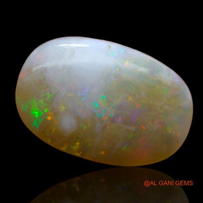 9.15 Cts Natural Australian Fire Opal Loose Gemstone Oval Cabochon 19x13x5 mm A-922