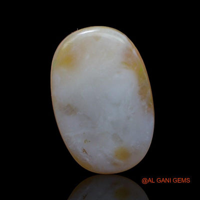 9.15 Cts Natural Australian Fire Opal Loose Gemstone Oval Cabochon 19x13x5 mm A-922