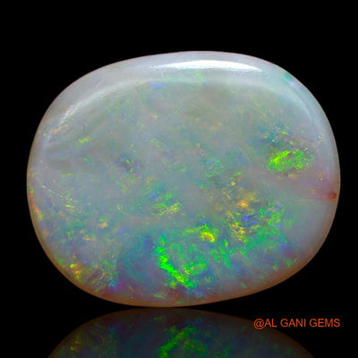 Natural Untreated Fire Opal Loose Gemstone Oval Cabochon From Australia 5.00 Cts 18x14x2 mm A-923