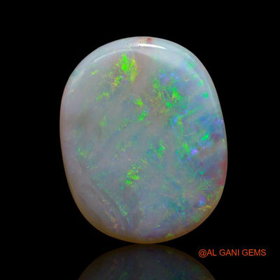 Natural Untreated Fire Opal Loose Gemstone Oval Cabochon From Australia 5.00 Cts 18x14x2 mm A-923