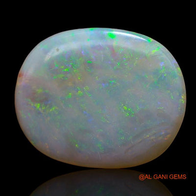 Natural Untreated Fire Opal Loose Gemstone Oval Cabochon From Australia 5.00 Cts 18x14x2 mm A-923