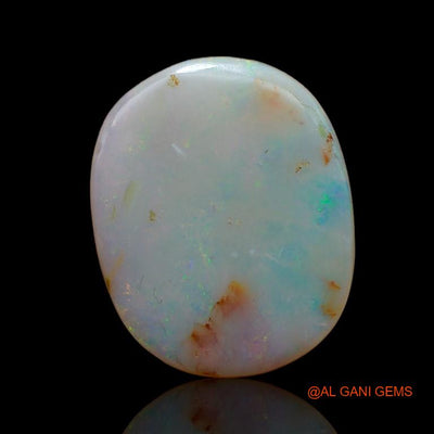 Natural Untreated Fire Opal Loose Gemstone Oval Cabochon From Australia 5.00 Cts 18x14x2 mm A-923