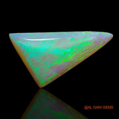 5.50 Cts Natural Australian Fire Opal Loose Gemstone Trillion Cabochon 23x12x4 mm A-925
