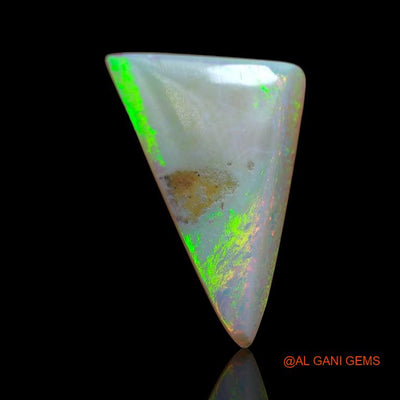5.50 Cts Natural Australian Fire Opal Loose Gemstone Trillion Cabochon 23x12x4 mm A-925