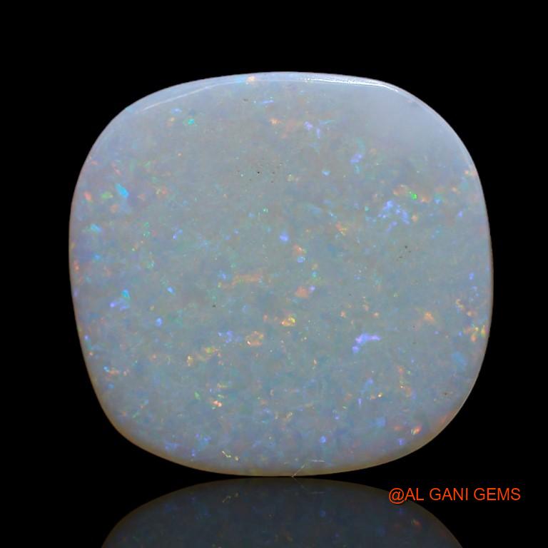 Natural Fire Opal Gemstone 5.00 Cts Loose Oval Cabochon From Australia 16x15x2 mm A-927