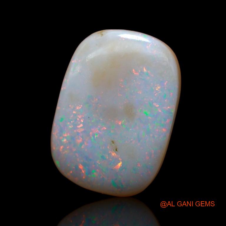7.80 Cts Natural Australian Fire Opal Loose Gemstone Oval Cabochon 17x12x4 mm A-929