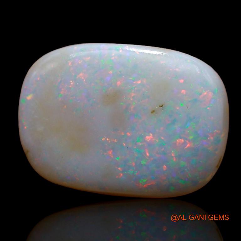7.80 Cts Natural Australian Fire Opal Loose Gemstone Oval Cabochon 17x12x4 mm A-929