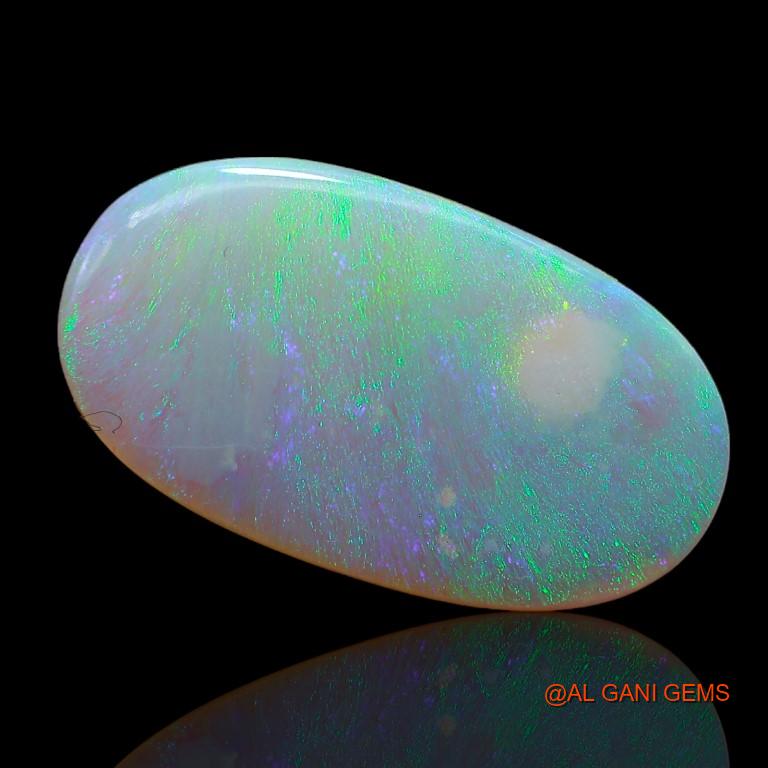 4.85 Cts Natural Australian Fire Opal Loose Gemstone Oval Cabochon 21x12x2 mm A-930