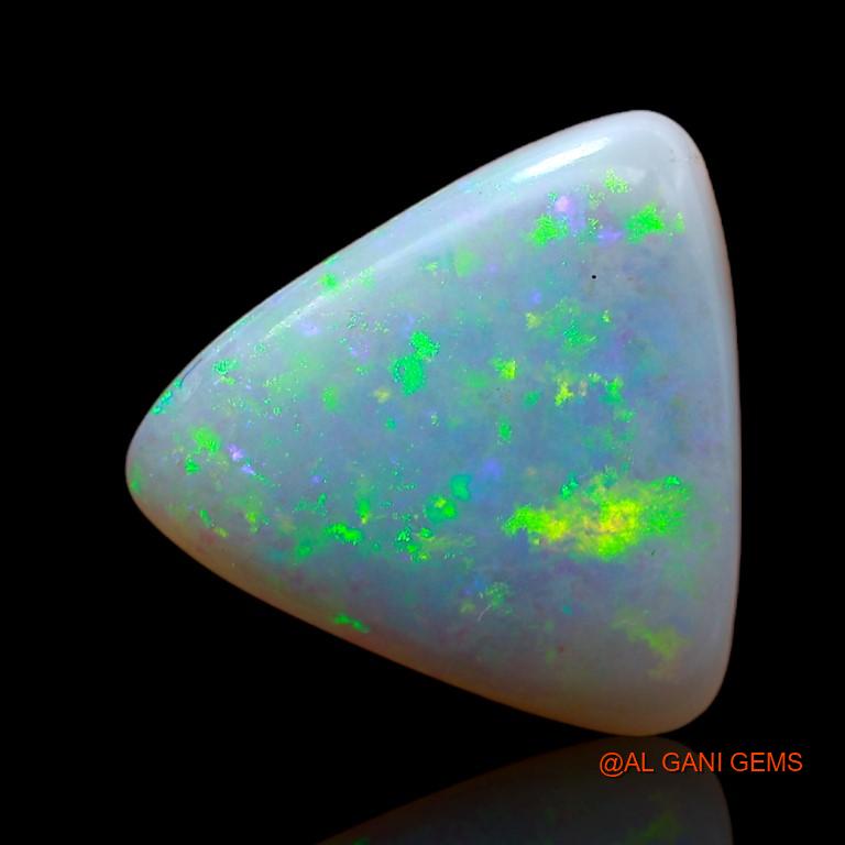 4.80 Cts Natural Australian Fire Opal Loose Gemstone Trillion Cabochon 15x15x3 mm A-934