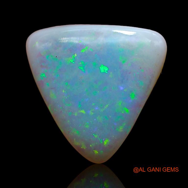 4.80 Cts Natural Australian Fire Opal Loose Gemstone Trillion Cabochon 15x15x3 mm A-934