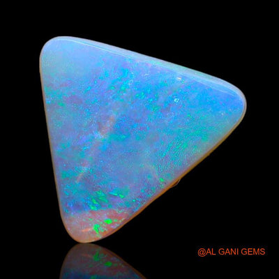 Natural Fire Opal Gemstone 5.60 Cts Loose Trillion Cabochon From Australia 16x13x4 mm A-938
