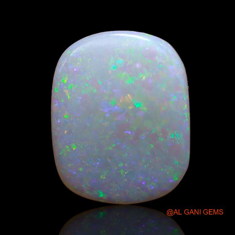 Natural Untreated Fire Opal Loose Gemstone Oval Cabochon From Australia 3.20 Cts 15x12x2 mm A-939