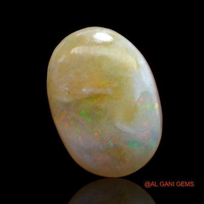8.35 Cts Natural Australian Fire Opal Loose Gemstone Oval Cabochon 18x12x5 mm A-941